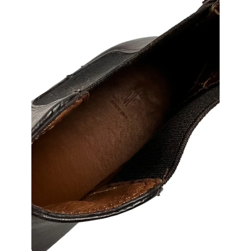 FRYE Womens Size 10 B Dara Brown Leather Chelsea Boots Distressed Made In Mexico